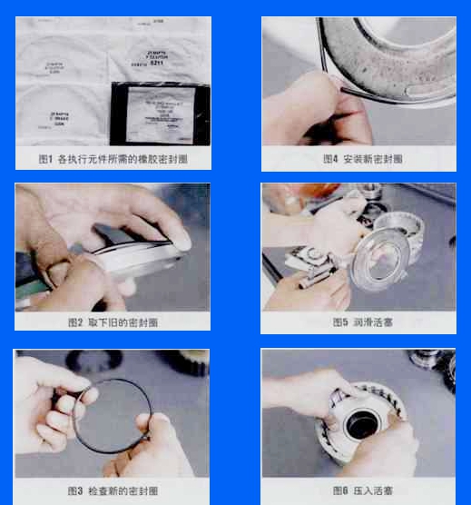 自動變速器之橡膠密封圈的安裝過程 自動變速器之橡膠密封圈的安裝過程