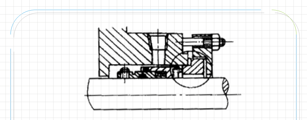 彈簧與介質不接觸的液壓密封件解決含固體顆粒介質結構措施（圖1）
