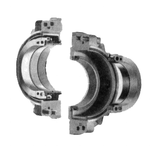 剖分式機(jī)械密封的結(jié)構(gòu)平面圖