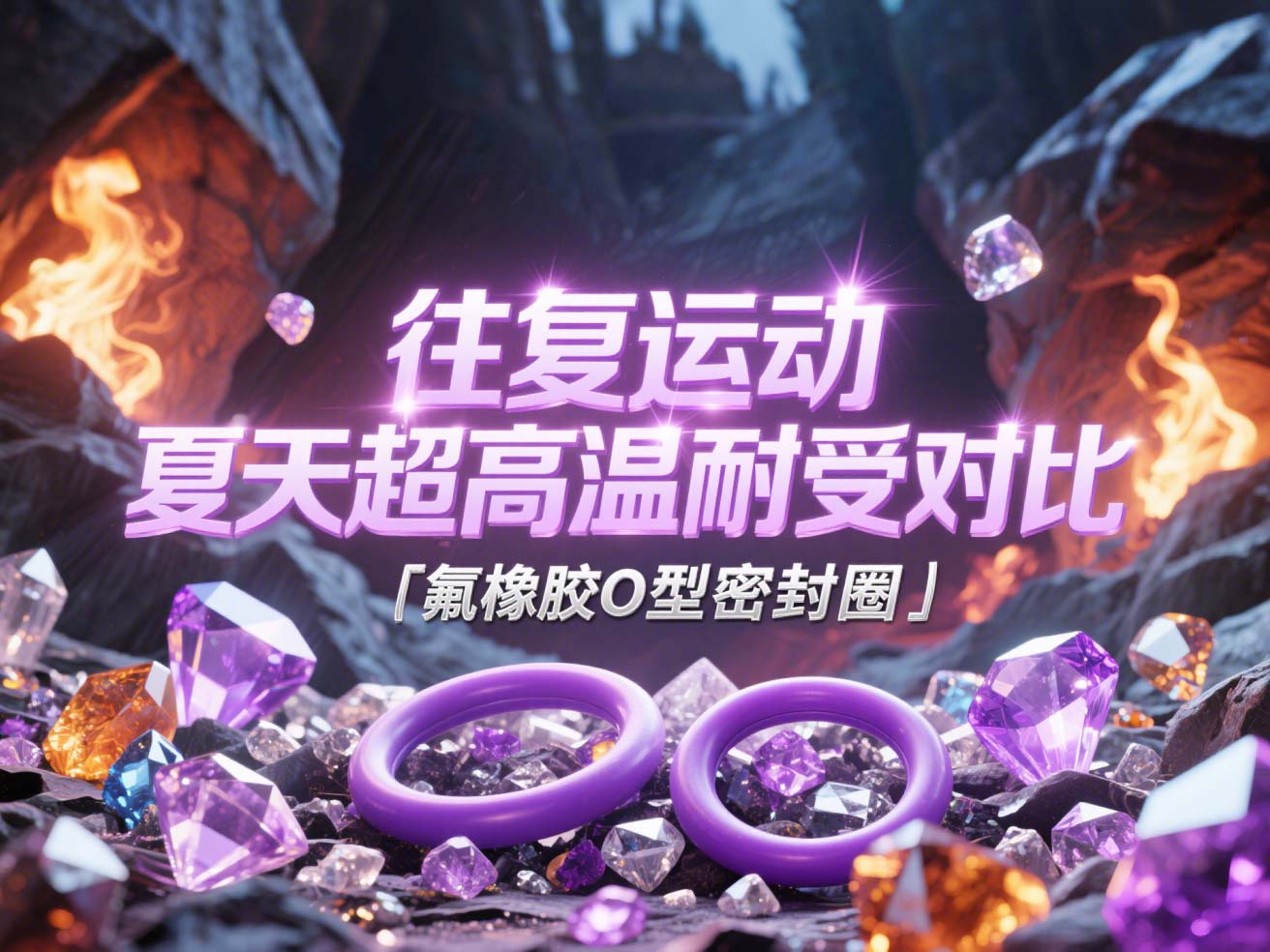 氟橡膠O型密封圈 ? 往復運動夏天超高溫耐受對比！?