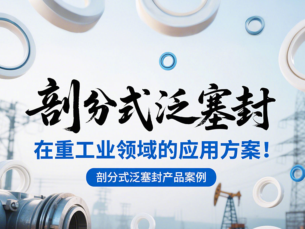 剖分式泛塞封產品案例 ? 在重工業領域的應用方案！