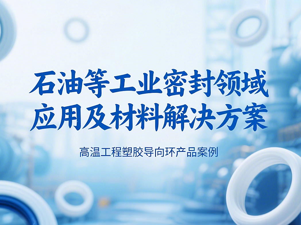 ?高溫工程塑膠導(dǎo)向環(huán)產(chǎn)品案例 ? 石油等工業(yè)密封領(lǐng)域應(yīng)用及材料解決方案！?